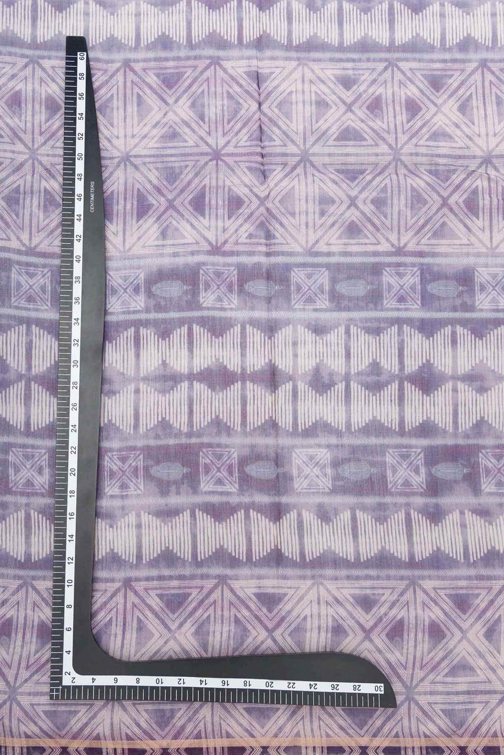 Purple Chanderi Silk Dress Material