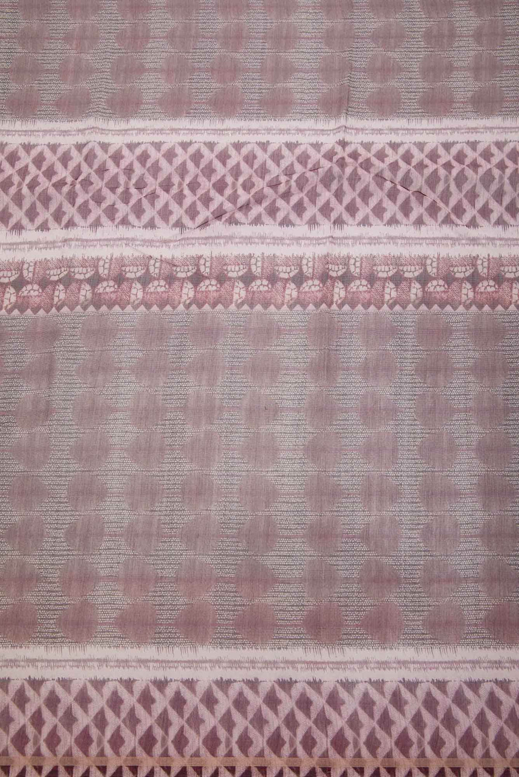 Magenta Chanderi Silk Dress Material