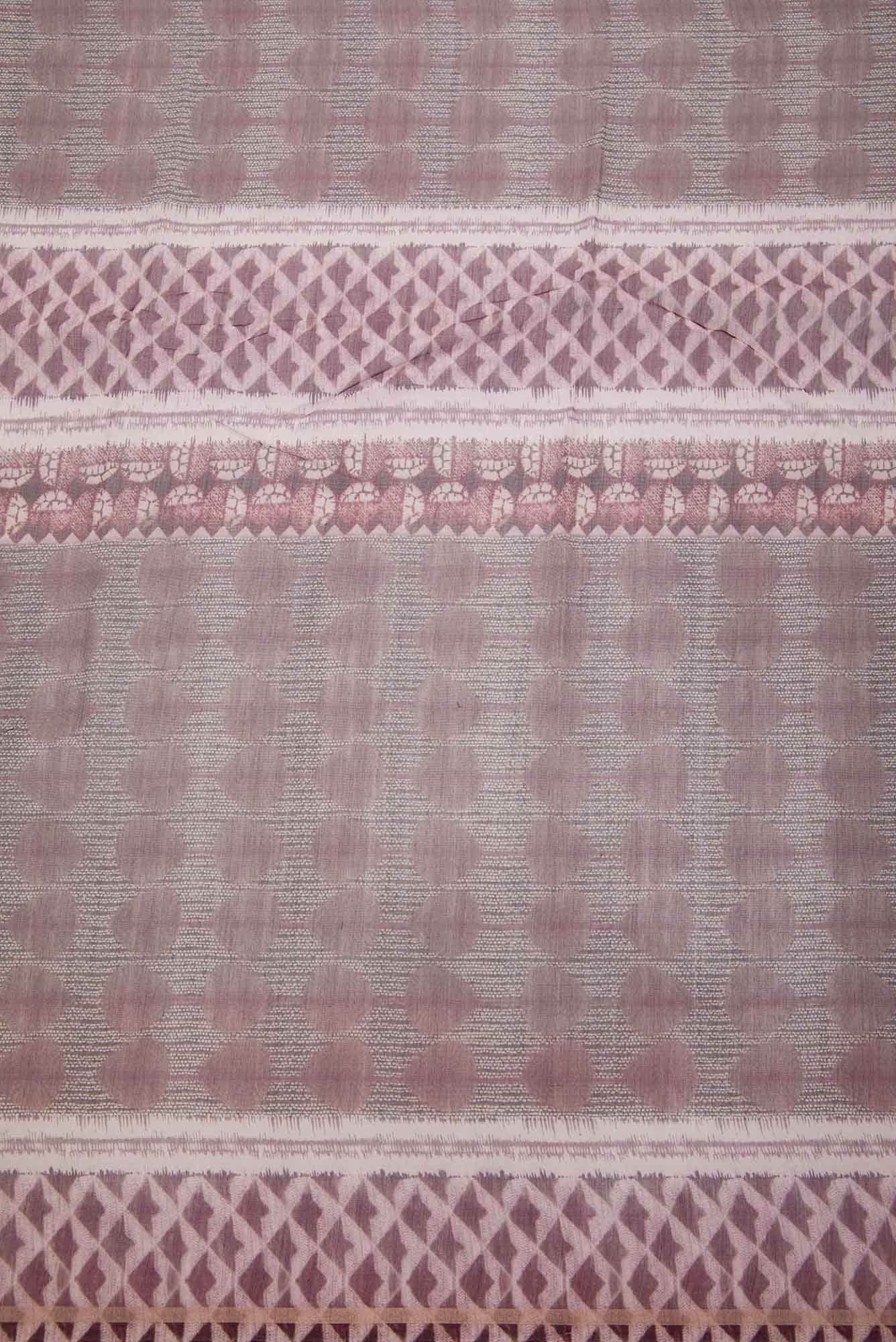 Magenta Chanderi Silk Dress Material