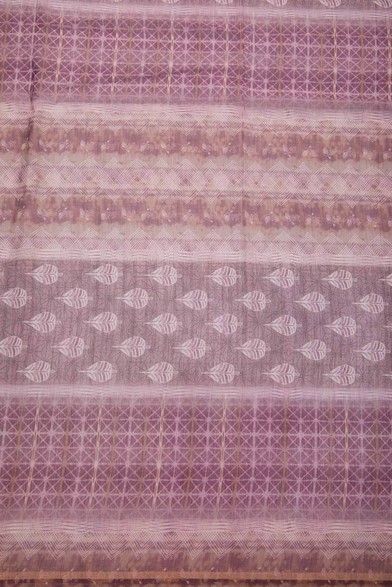 Violet Chanderi Silk Dress Material