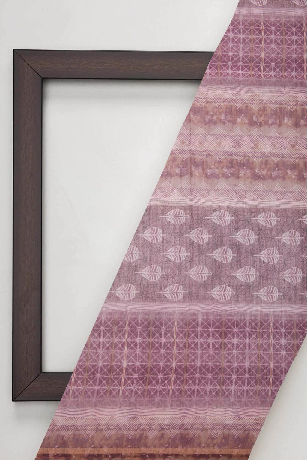 Violet Chanderi Silk Dress Material