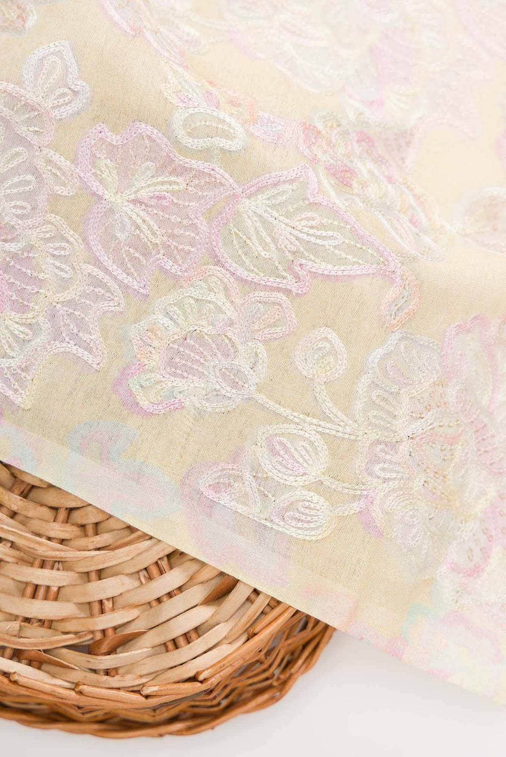 Sandal Chanderi Silk Dress Material