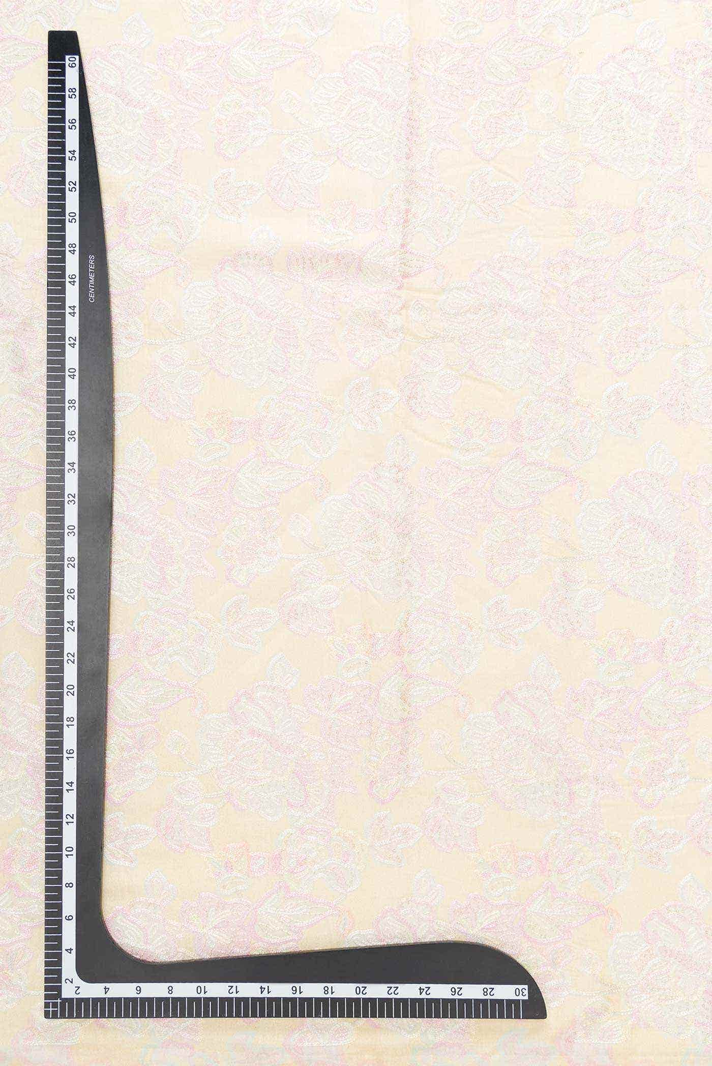 Sandal Chanderi Silk Dress Material
