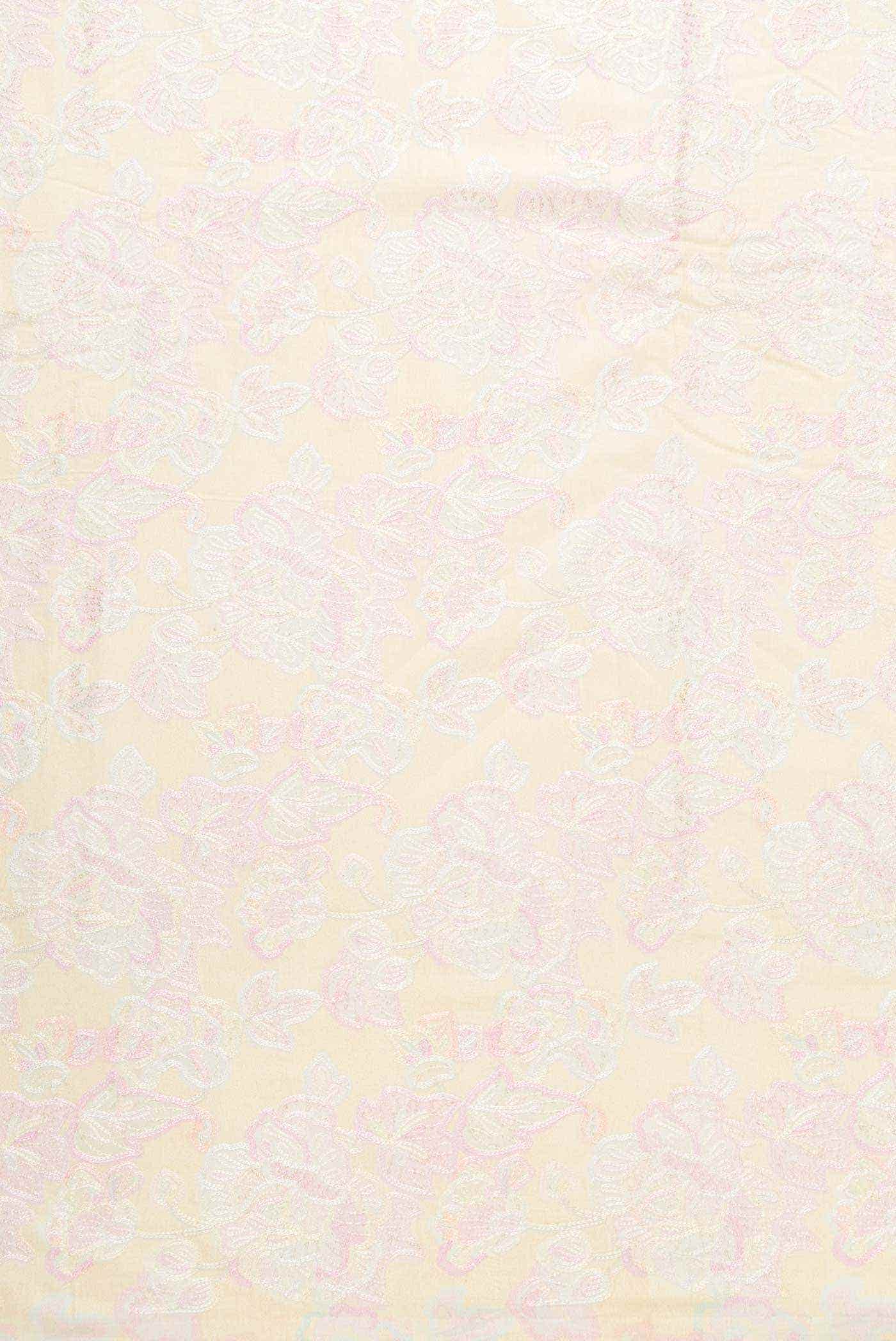 Sandal Chanderi Silk Dress Material