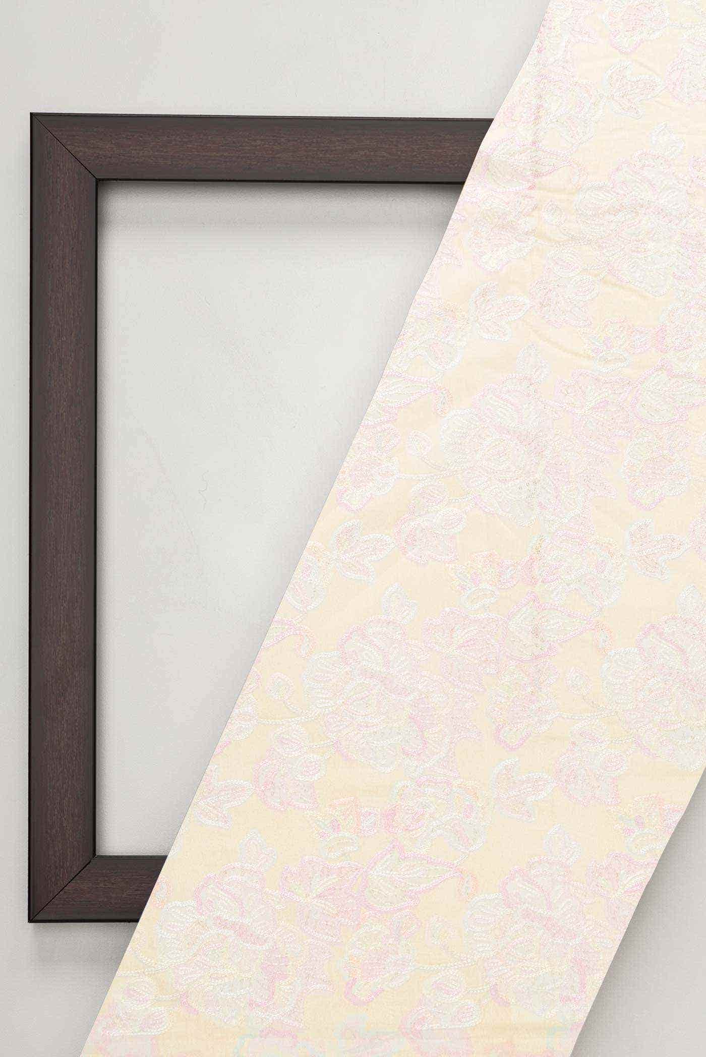 Sandal Chanderi Silk Dress Material