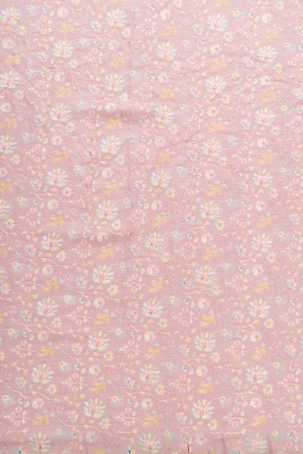 Lavender Chanderi Silk Dress Material