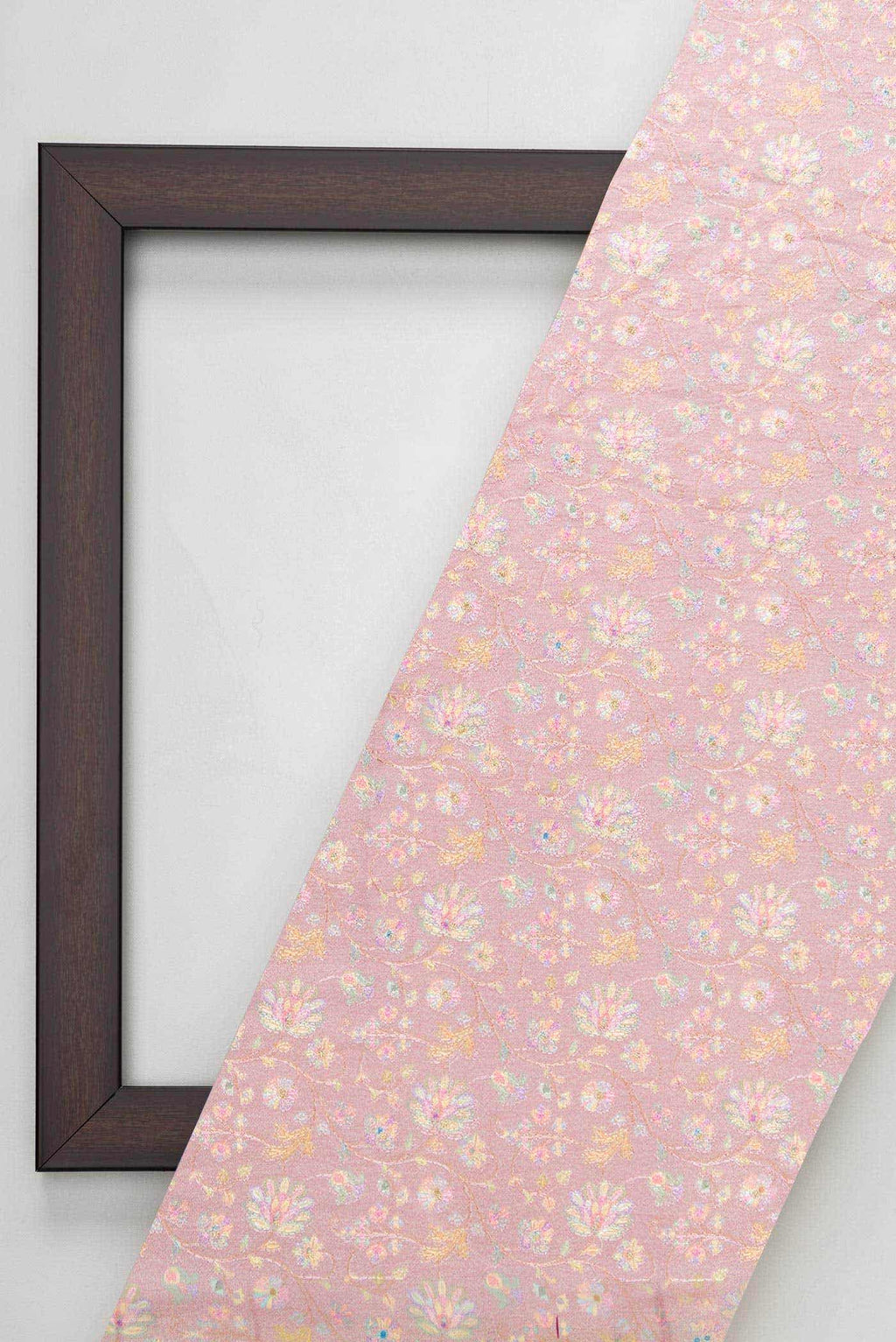Lavender Chanderi Silk Dress Material