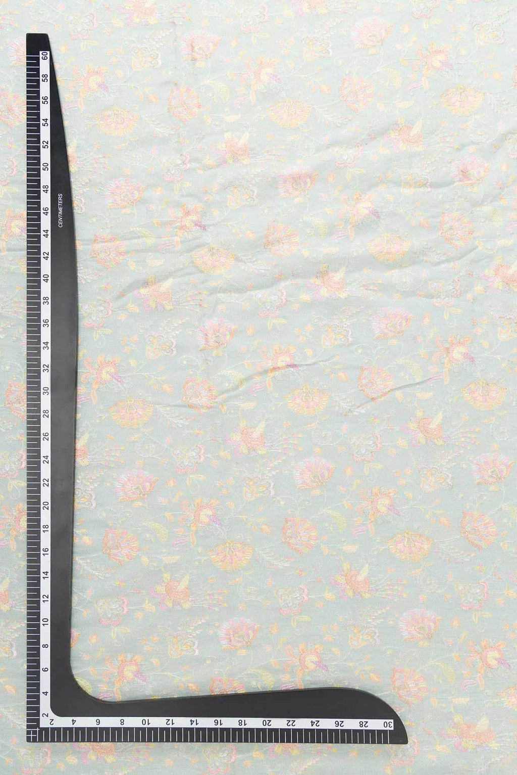 Grey Chanderi Silk Dress Material