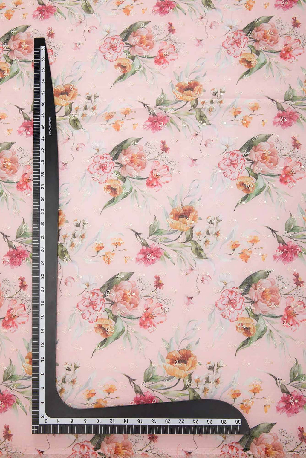 Pink Linen Dress Material