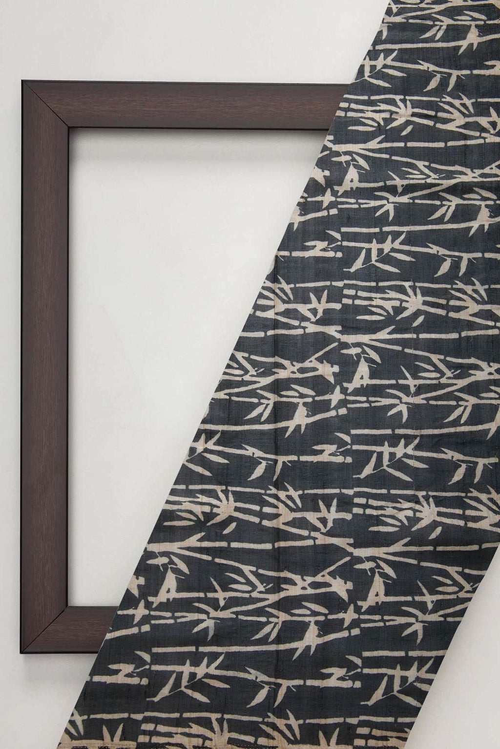 Black Tussar Silk Dress Material