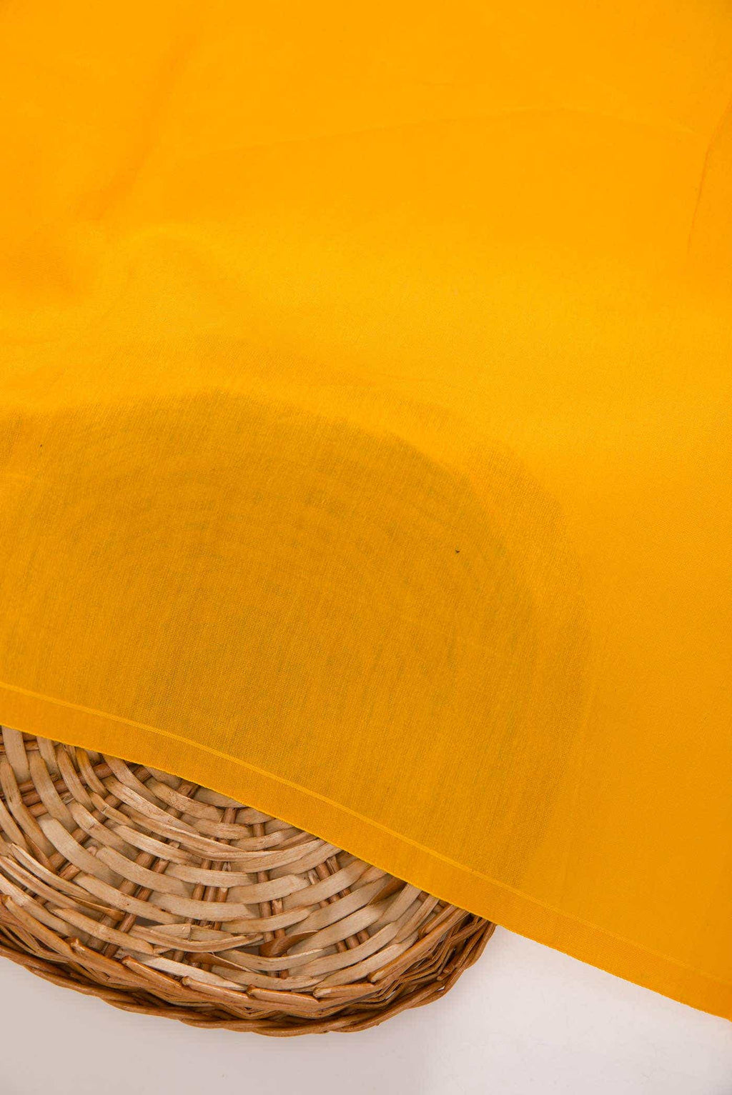 Yellow Chanderi Silk Dress Material