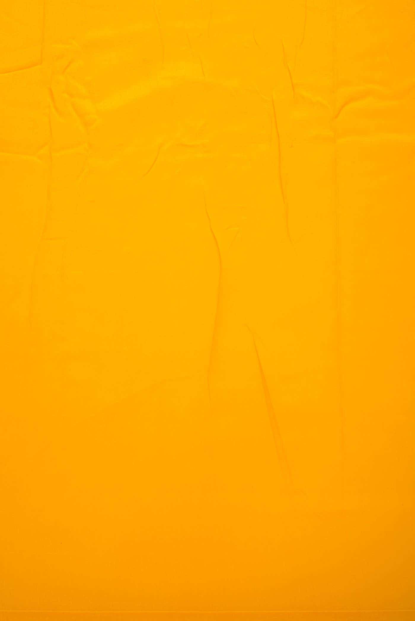Yellow Chanderi Silk Dress Material