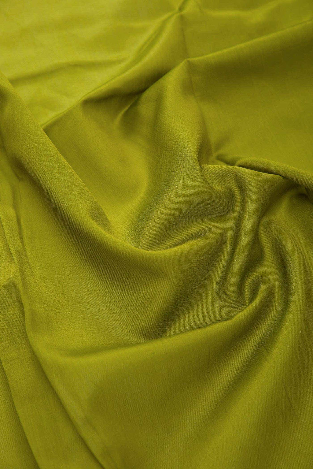 Green Chanderi Silk Dress Material