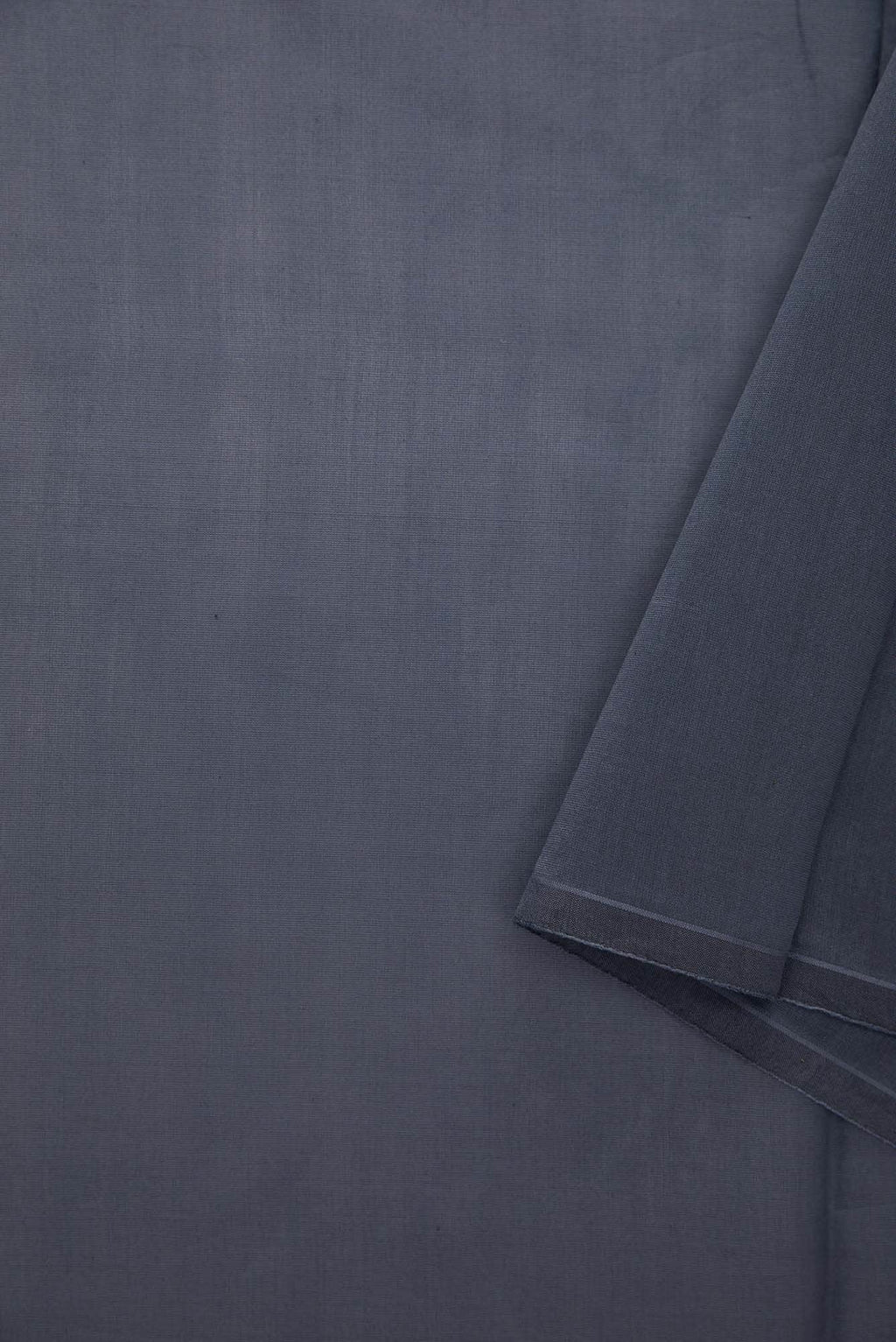 Grey Chanderi Silk Dress Material