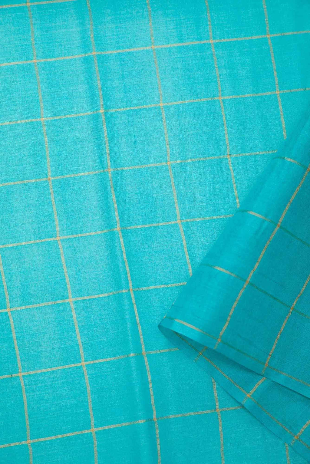 Sky Blue Tussar Silk Dress Material