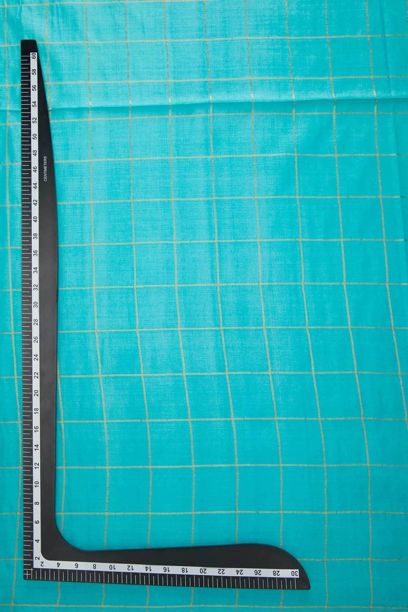 Sky Blue Tussar Silk Dress Material