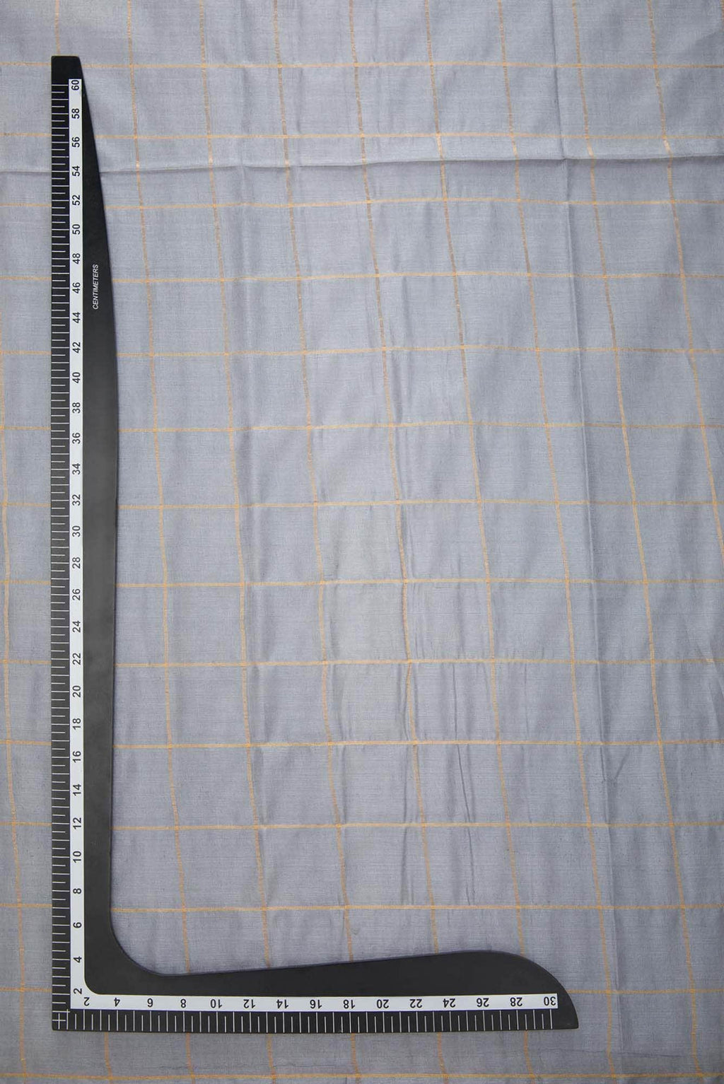 Grey Tussar Silk Dress Material