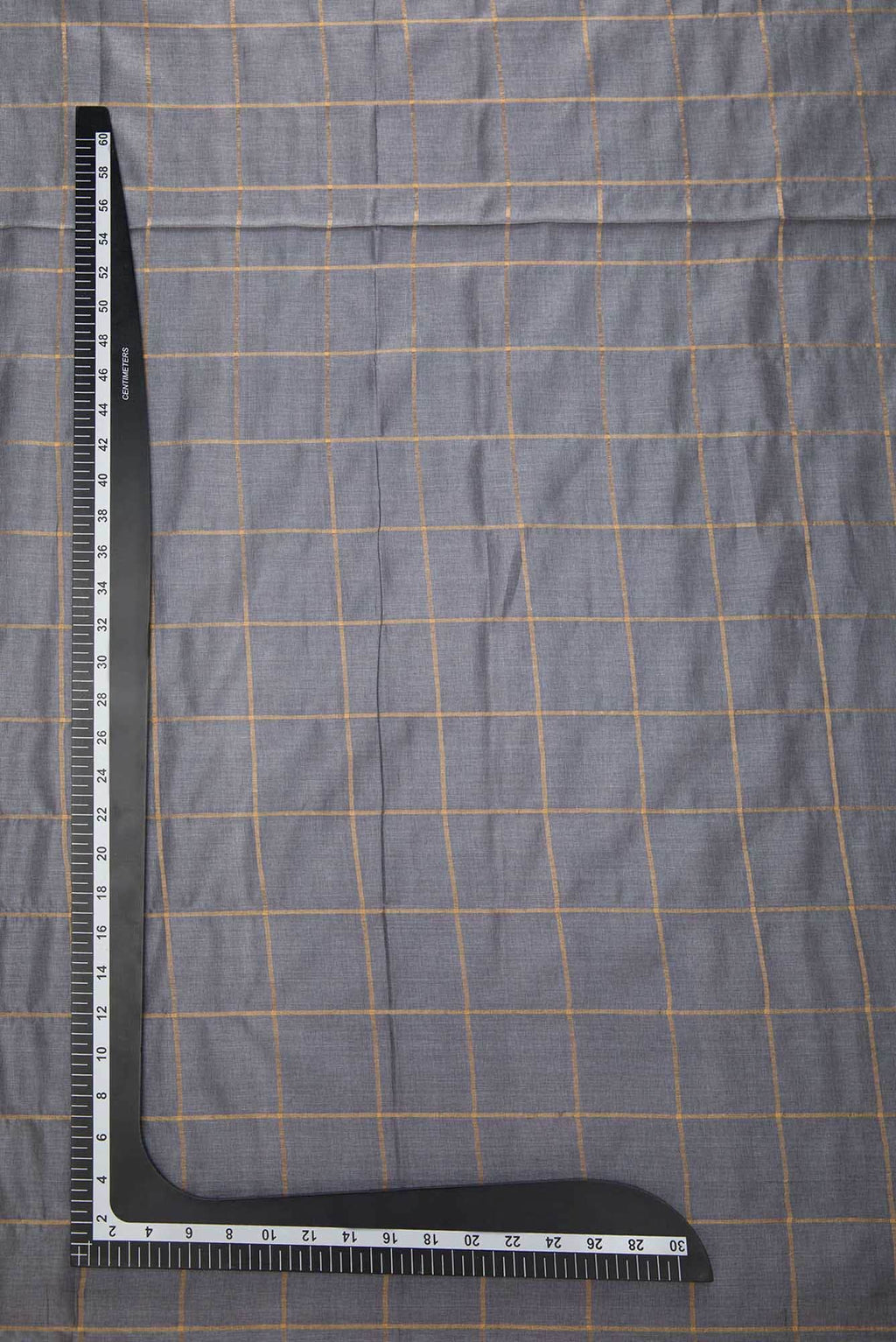 Grey Tussar Silk Dress Material
