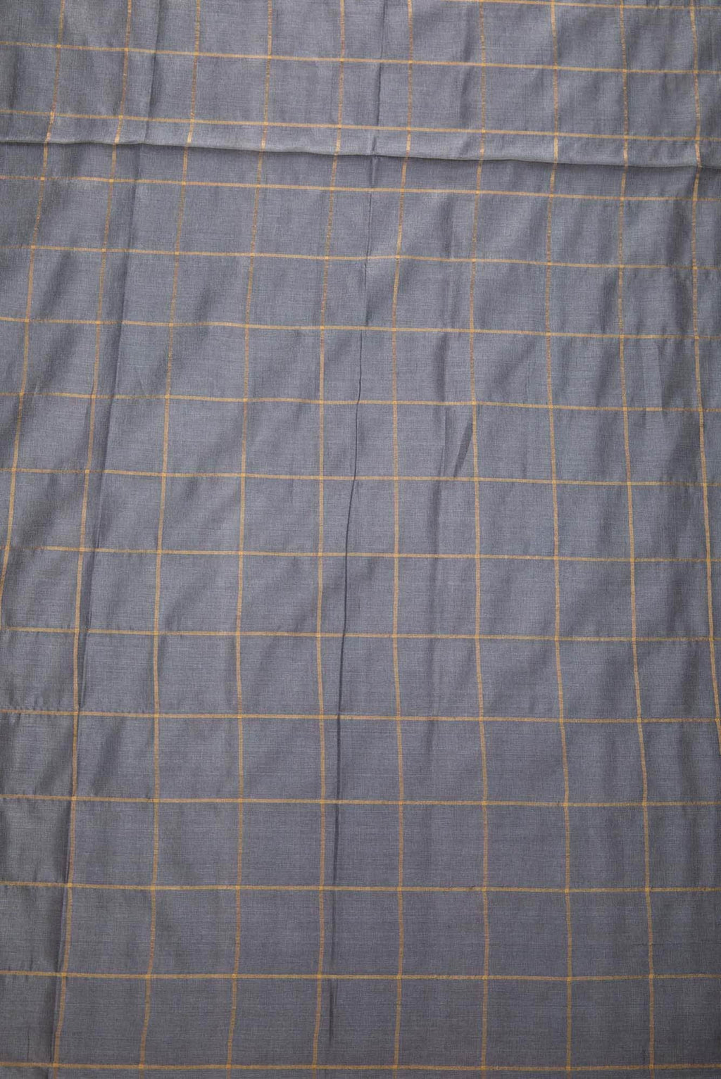 Grey Tussar Silk Dress Material