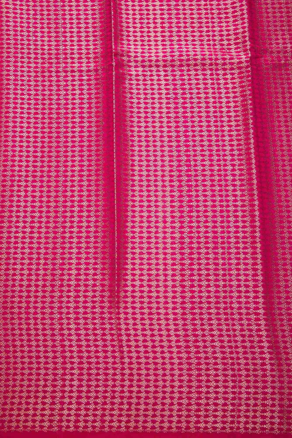 Dark Pink Banarasi Silk Dress Material