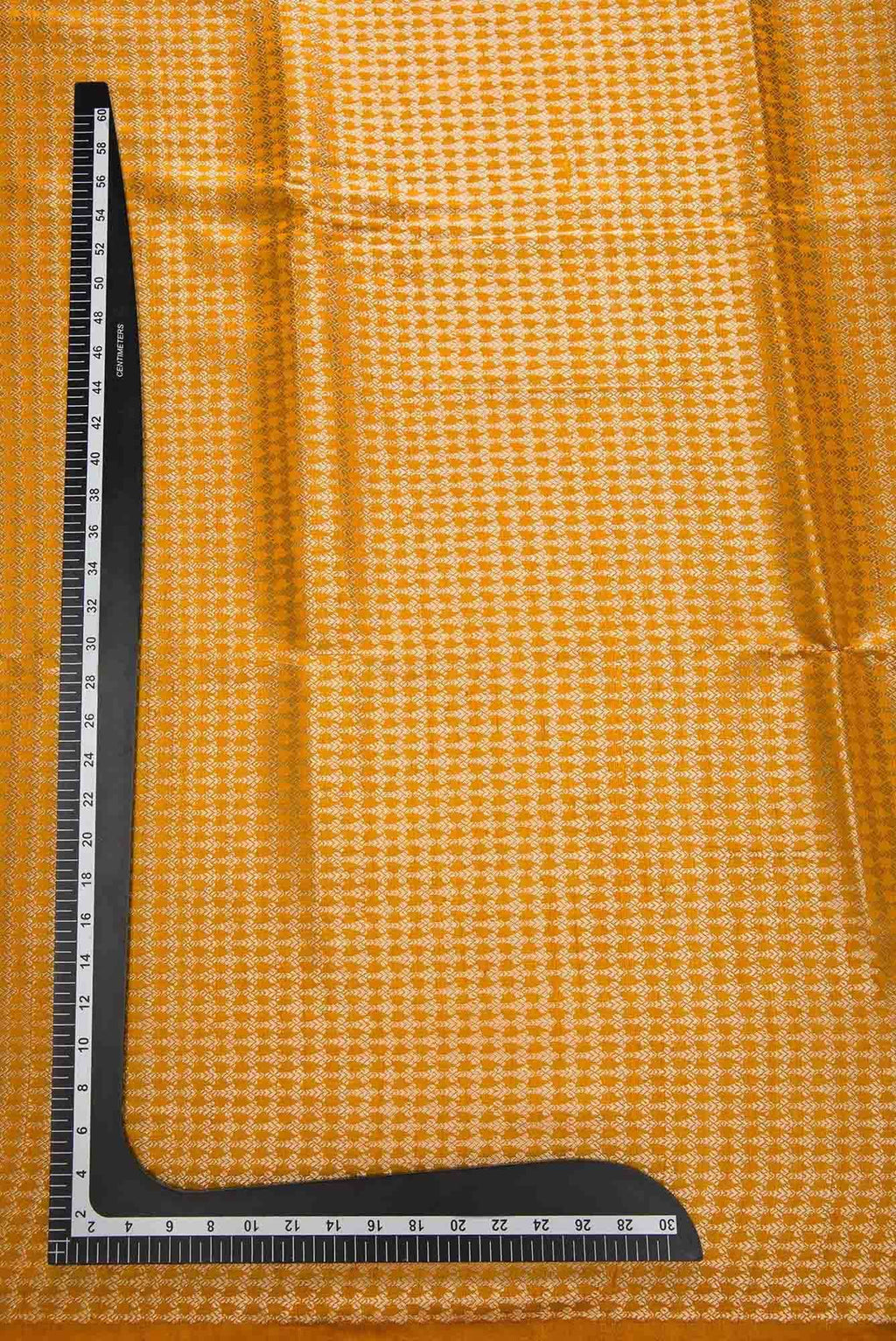Mustard Banarasi Silk Dress Material