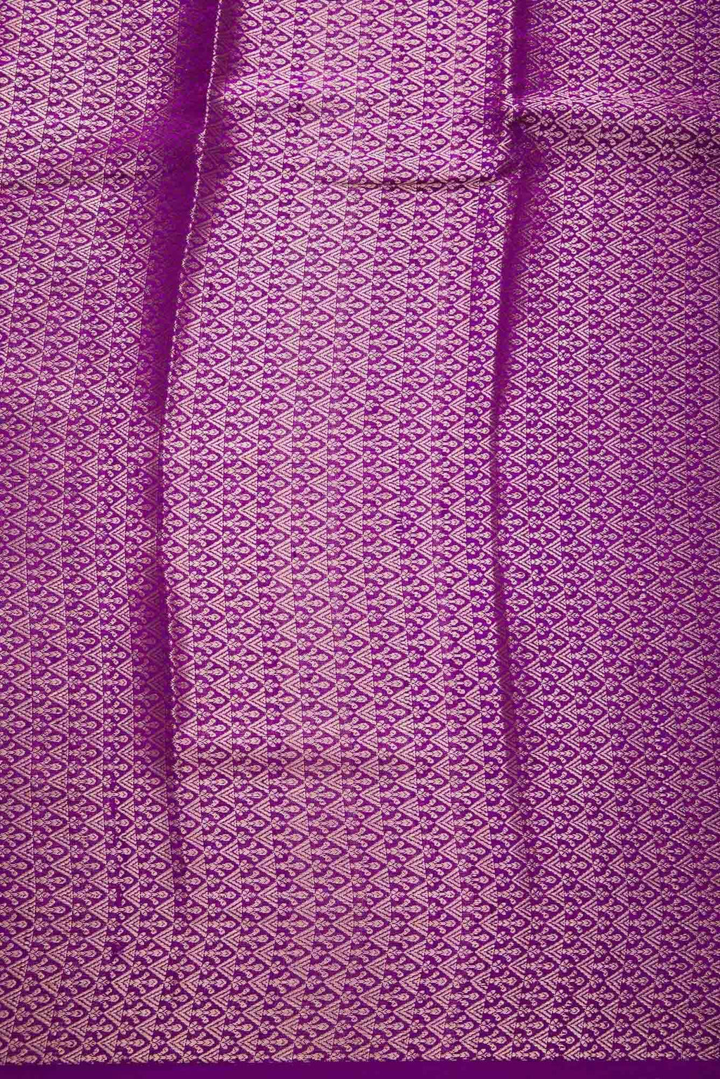 Violet Banarasi Silk Dress Material