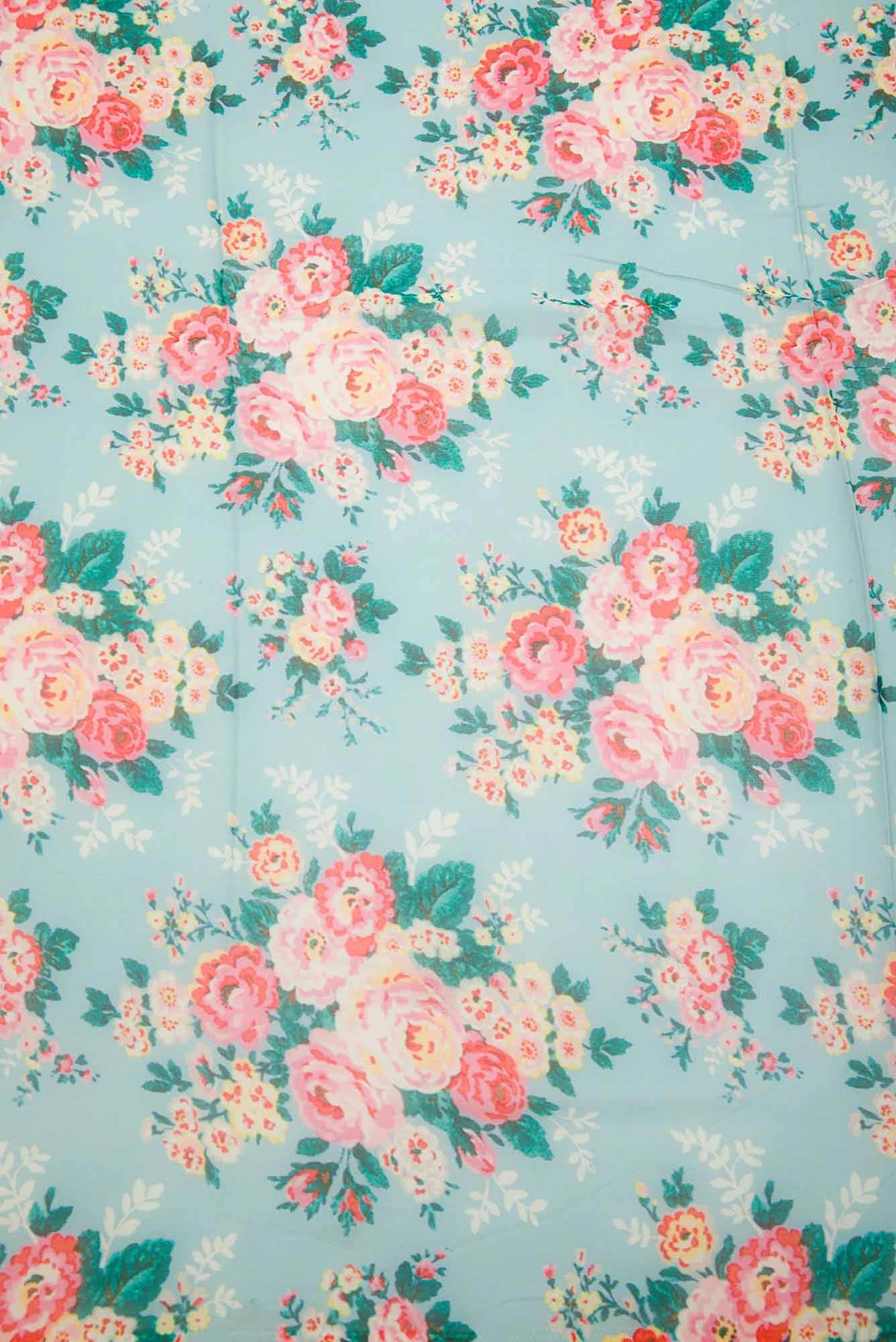 Blue Blended Georgette Dress Material