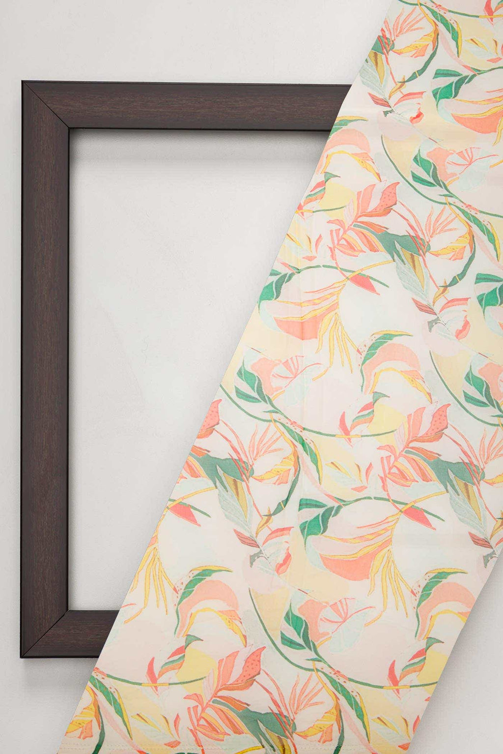 Off White Blended Georgette Dress Material