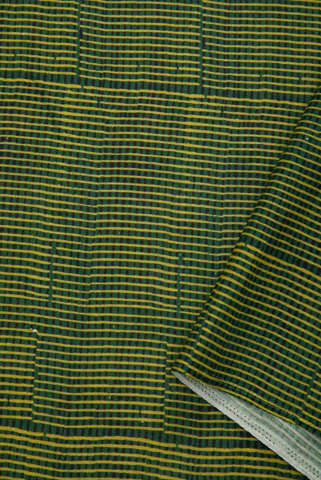 Green Cotton Dress Material