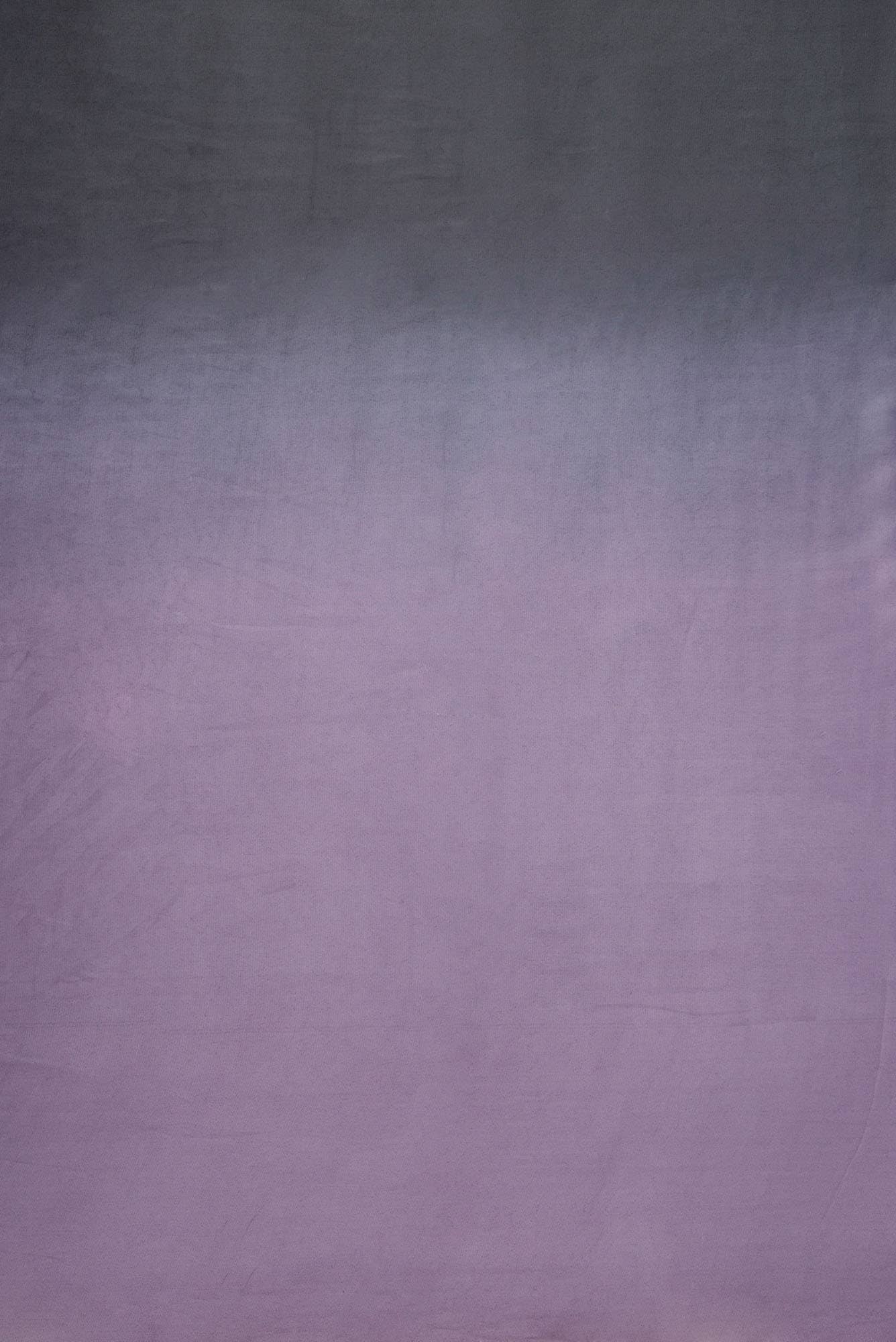 Black and Lavender Satin Silk Dress Material