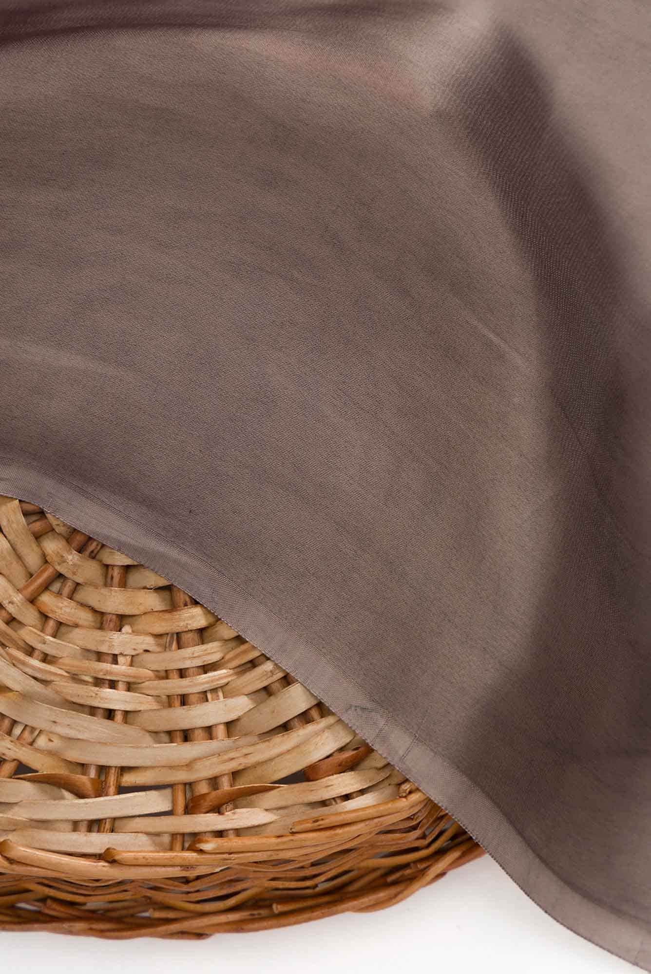 Black and Brown Satin Silk Dress Material