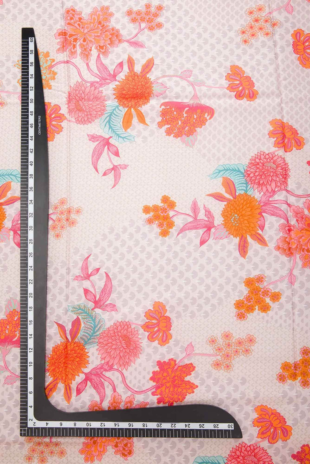 Sandal Printed Silk Dress Material