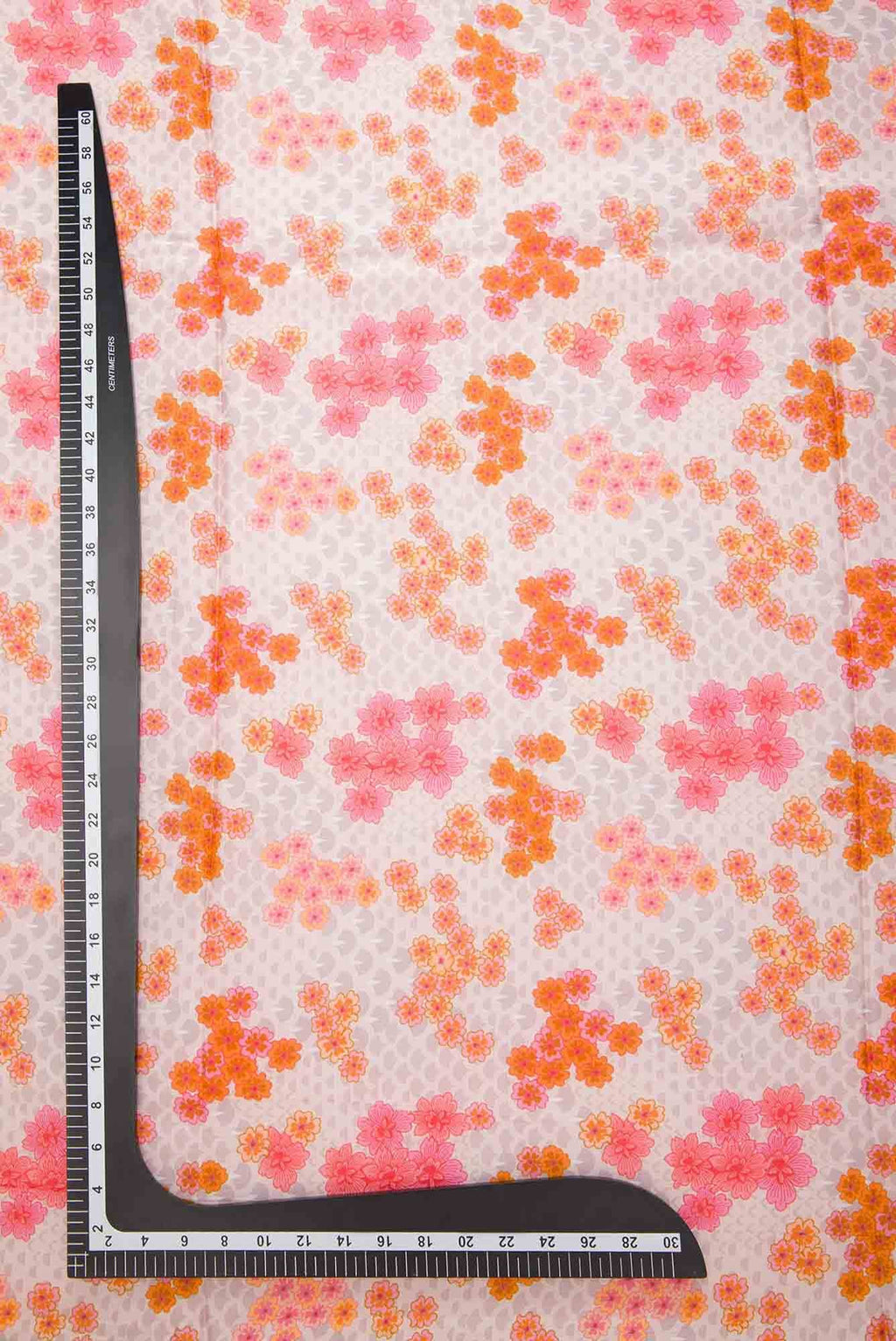 Sandal Printed Silk Dress Material