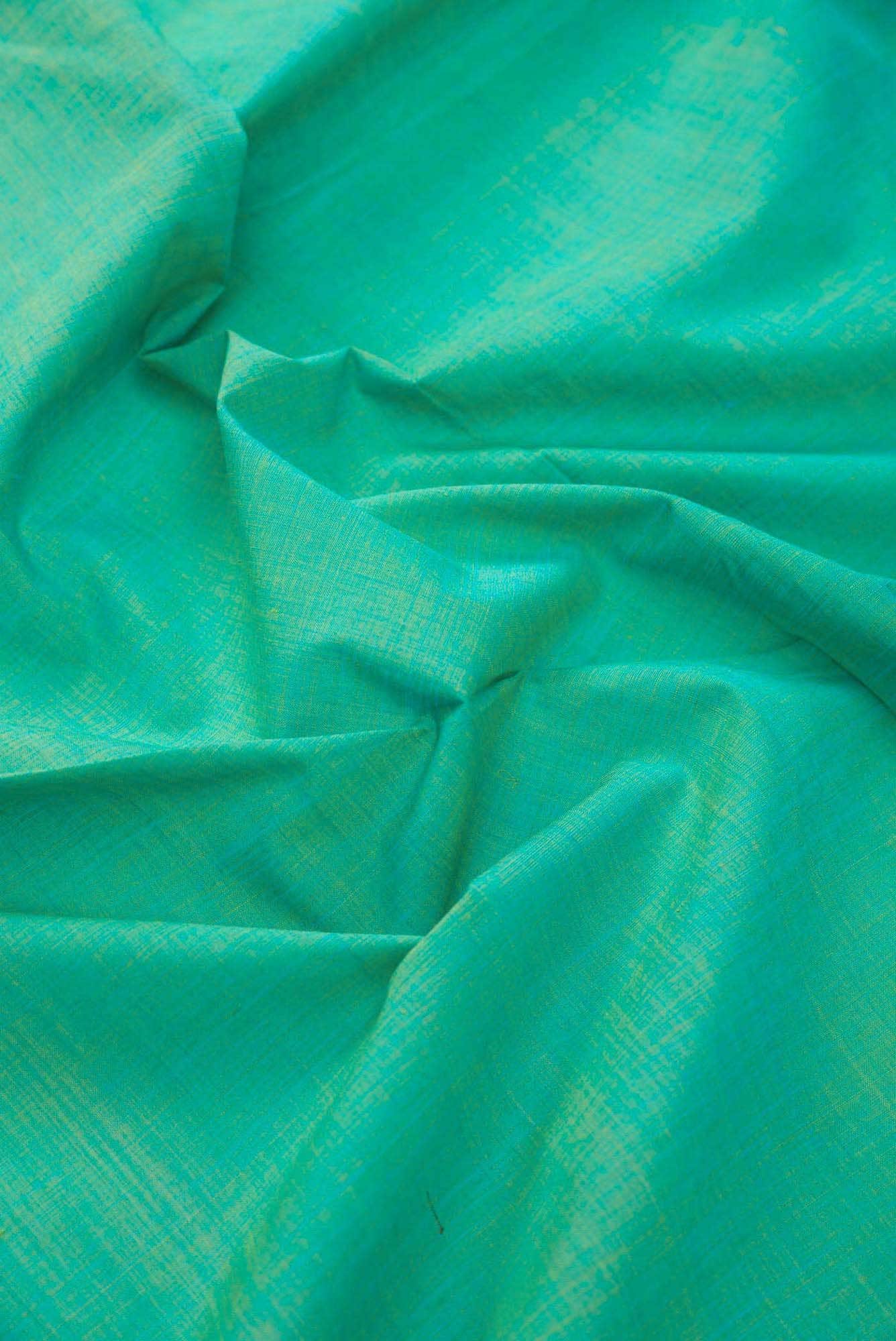 Blue Cotton Dress Material