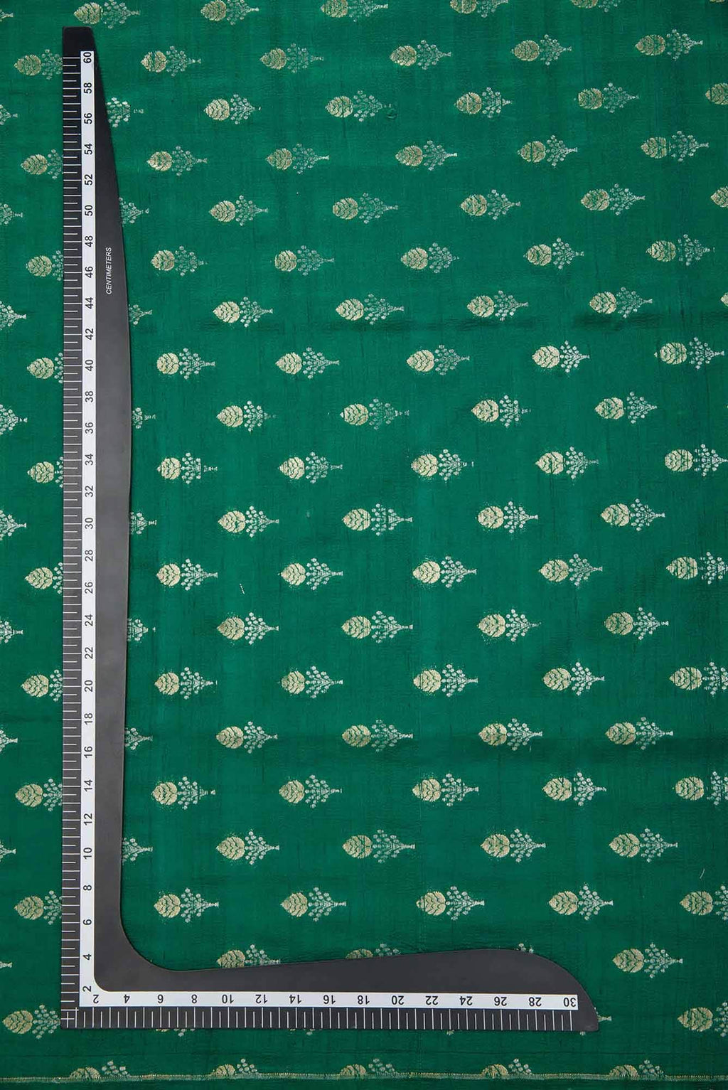 Green Raw Silk Dress Material