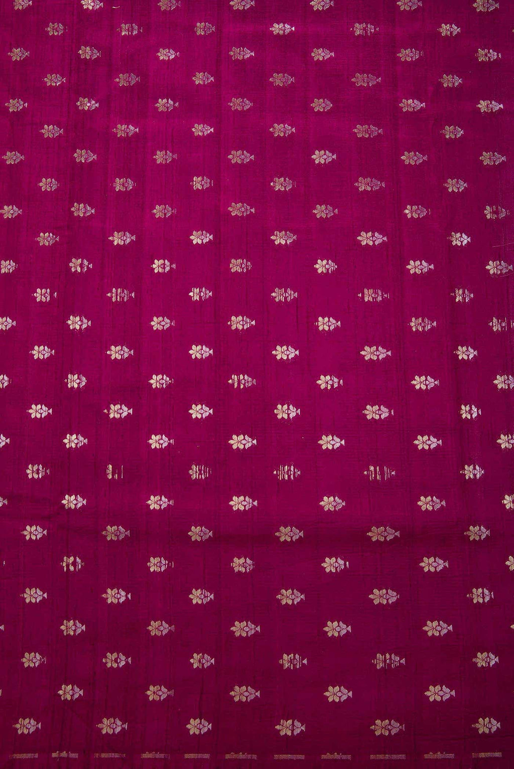 Magenta Raw Silk Dress Material