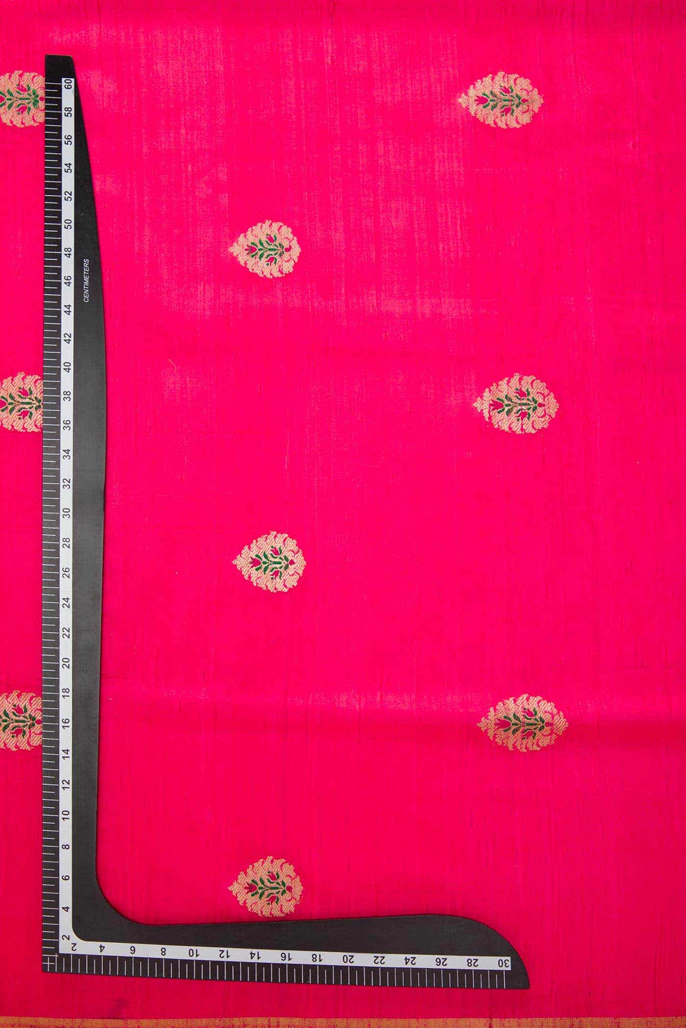 Pink Raw Silk Dress Material