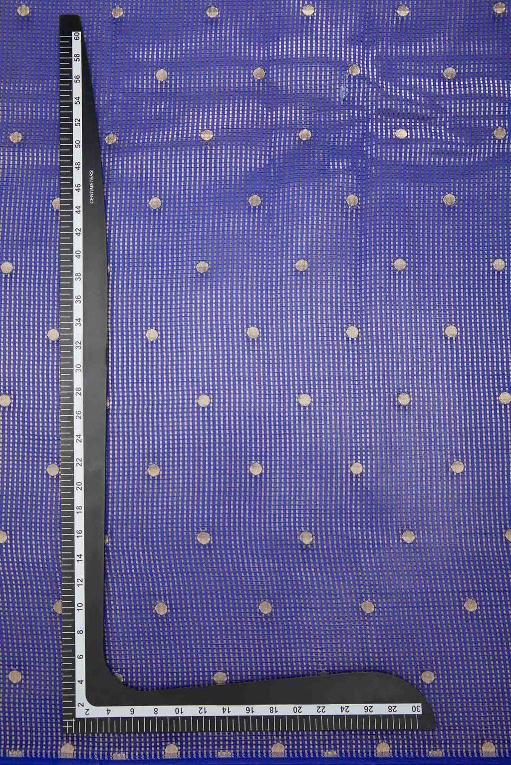 Royal Blue Organza Silk Dress Material