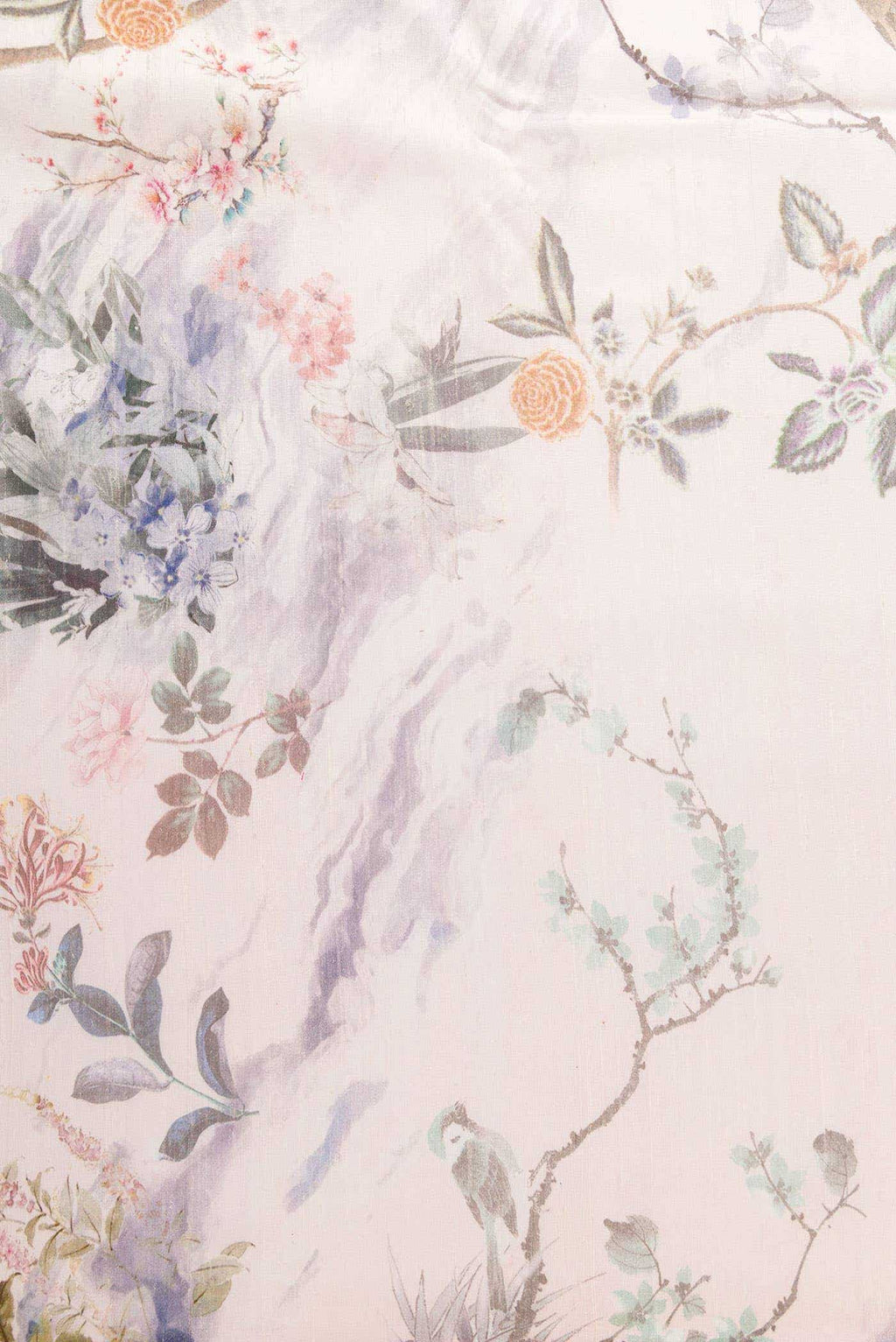 Rose pink Raw Silk Dress Material
