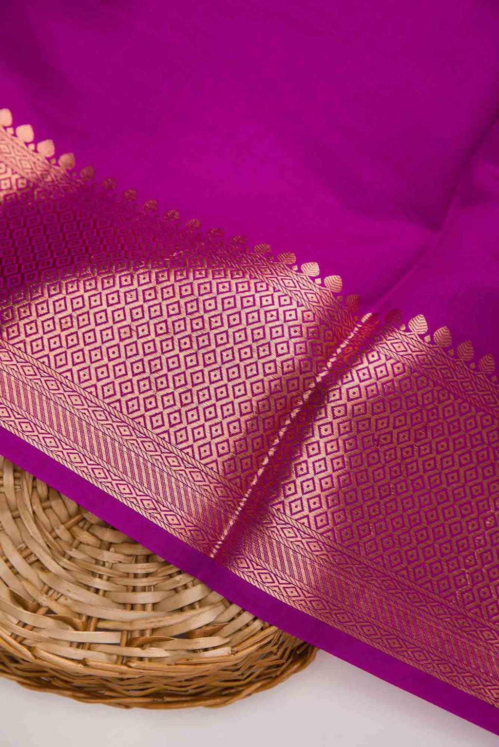 Purple Tussar Dress Material