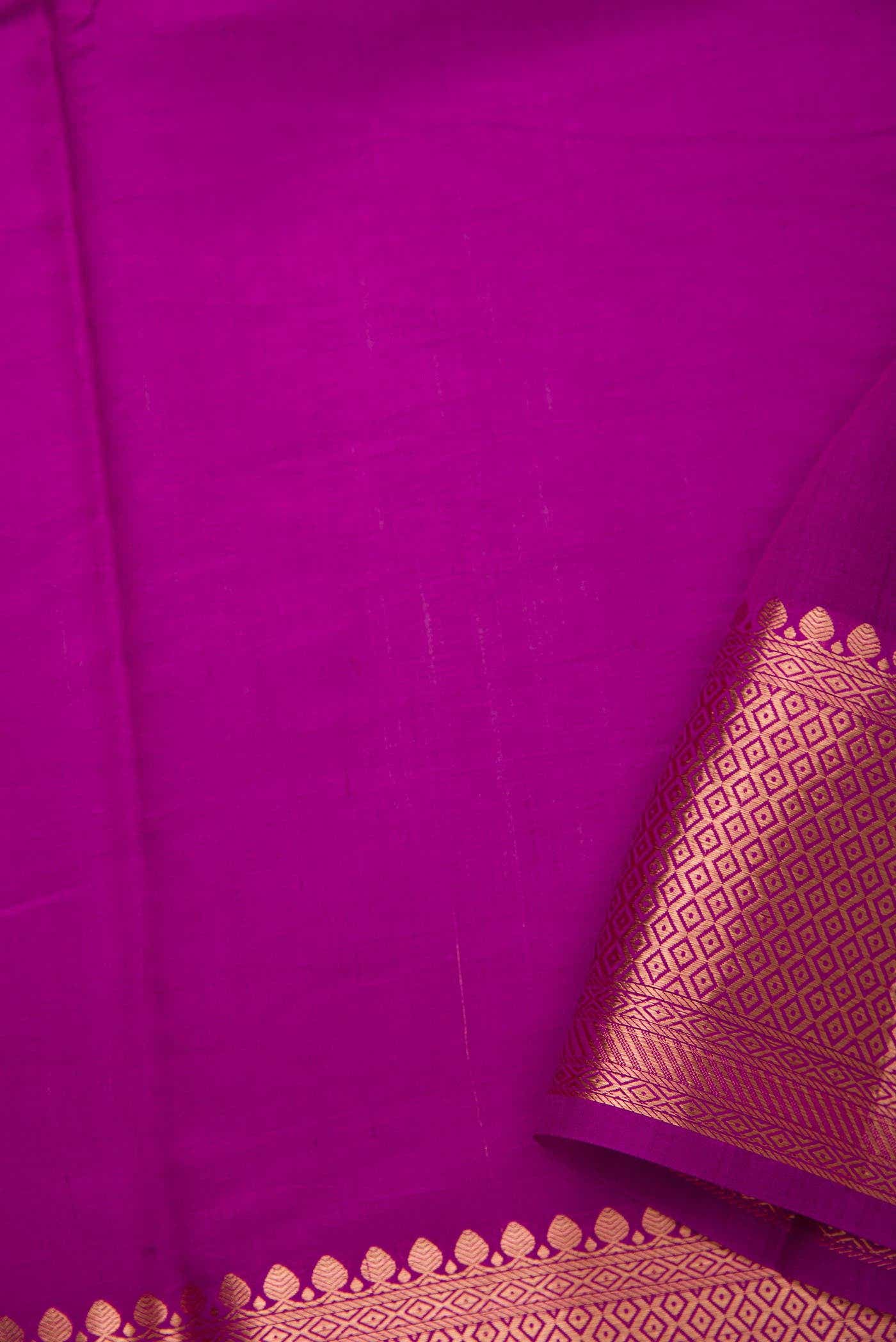 Purple Tussar Dress Material
