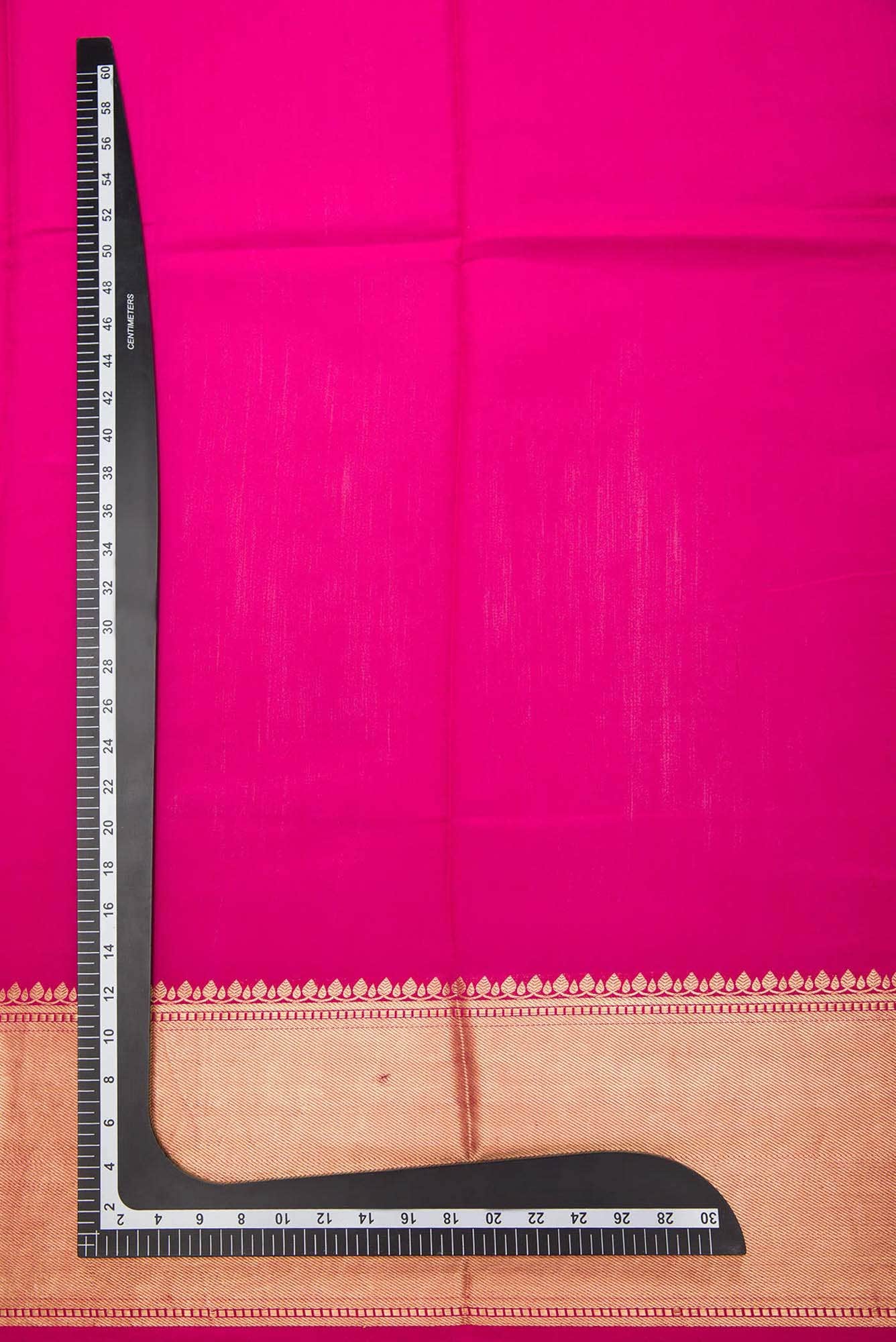 Dark Pink Chanderi Silk Dress Material