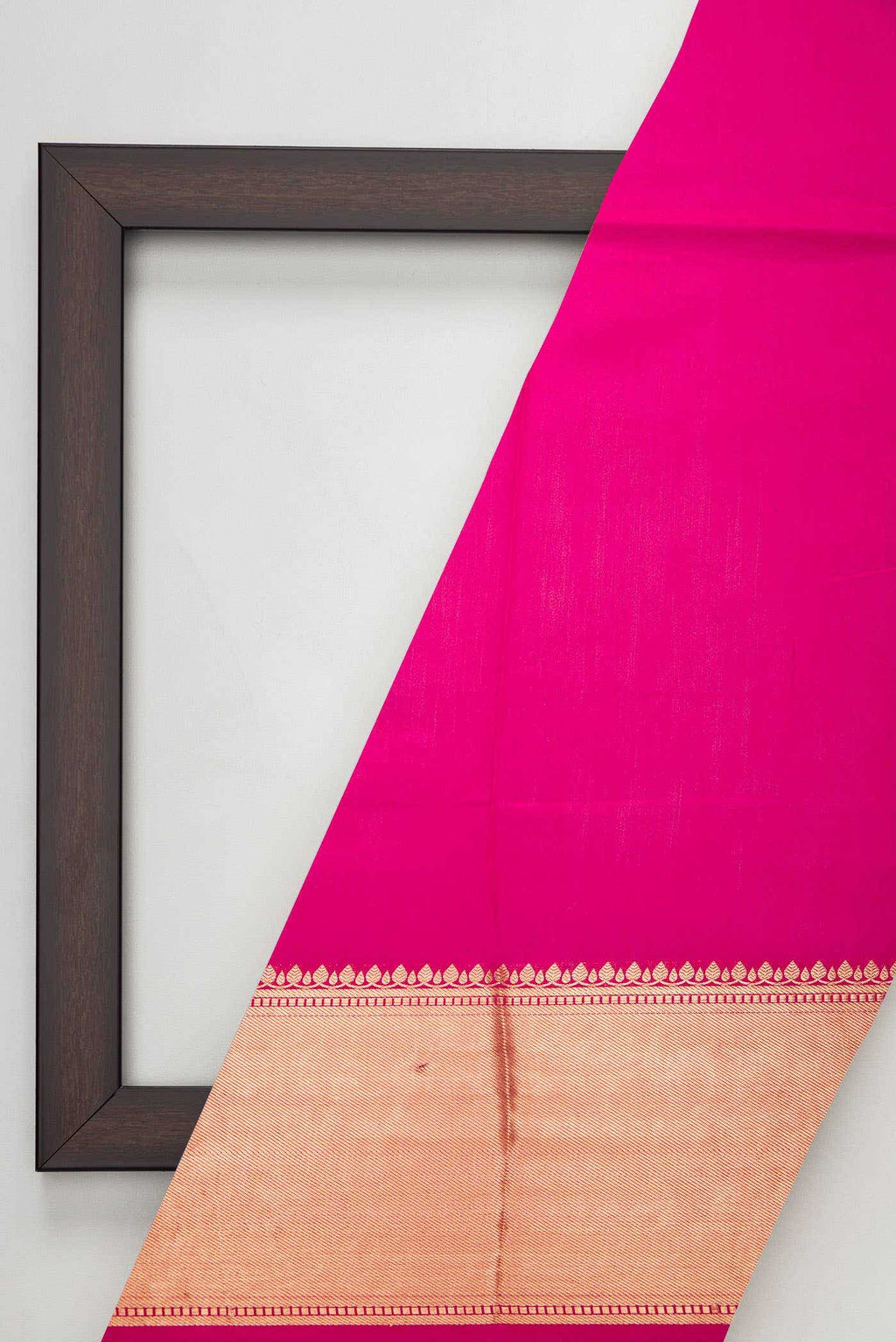 Dark Pink Chanderi Silk Dress Material