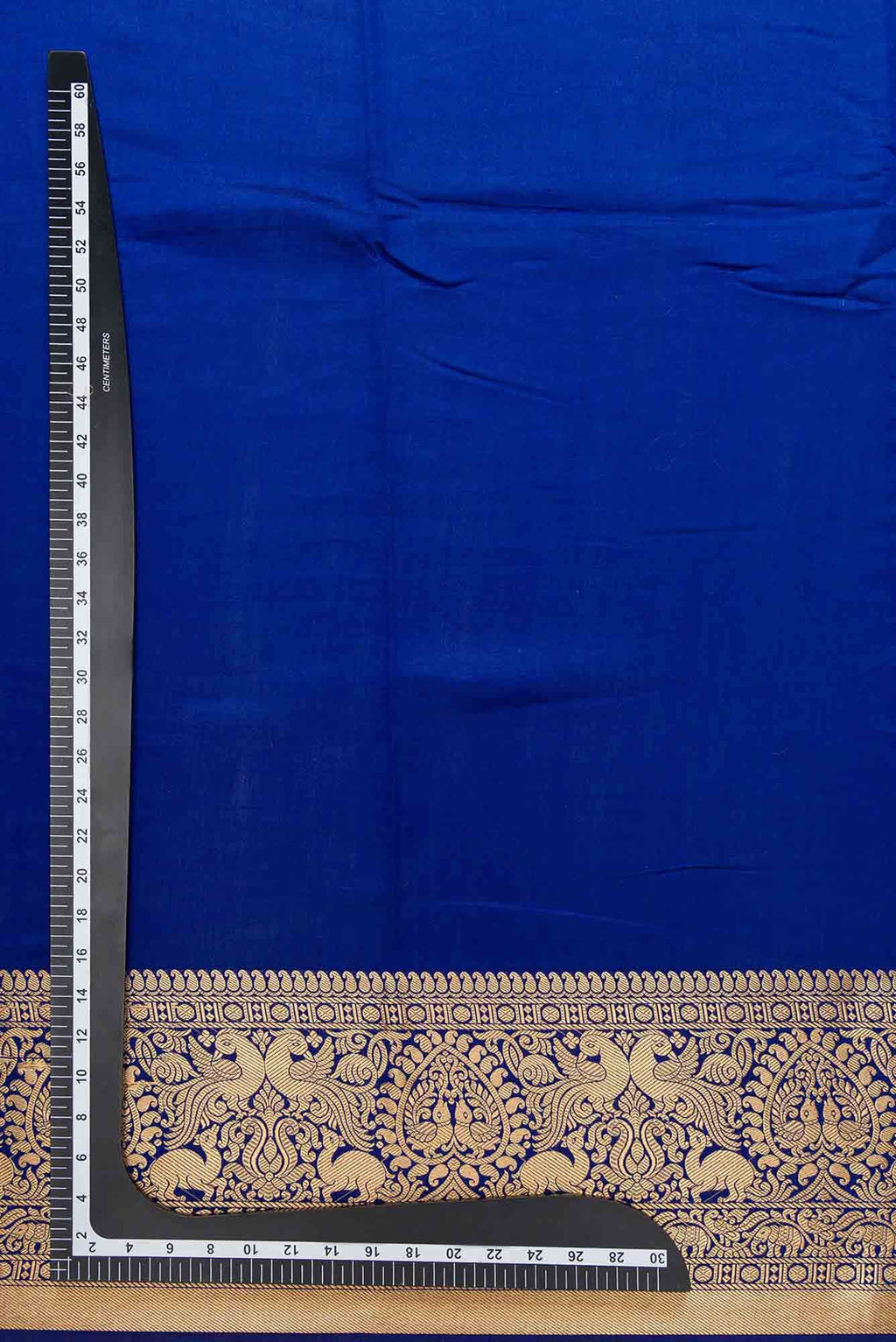 Royal Blue Raw Silk Dress Material