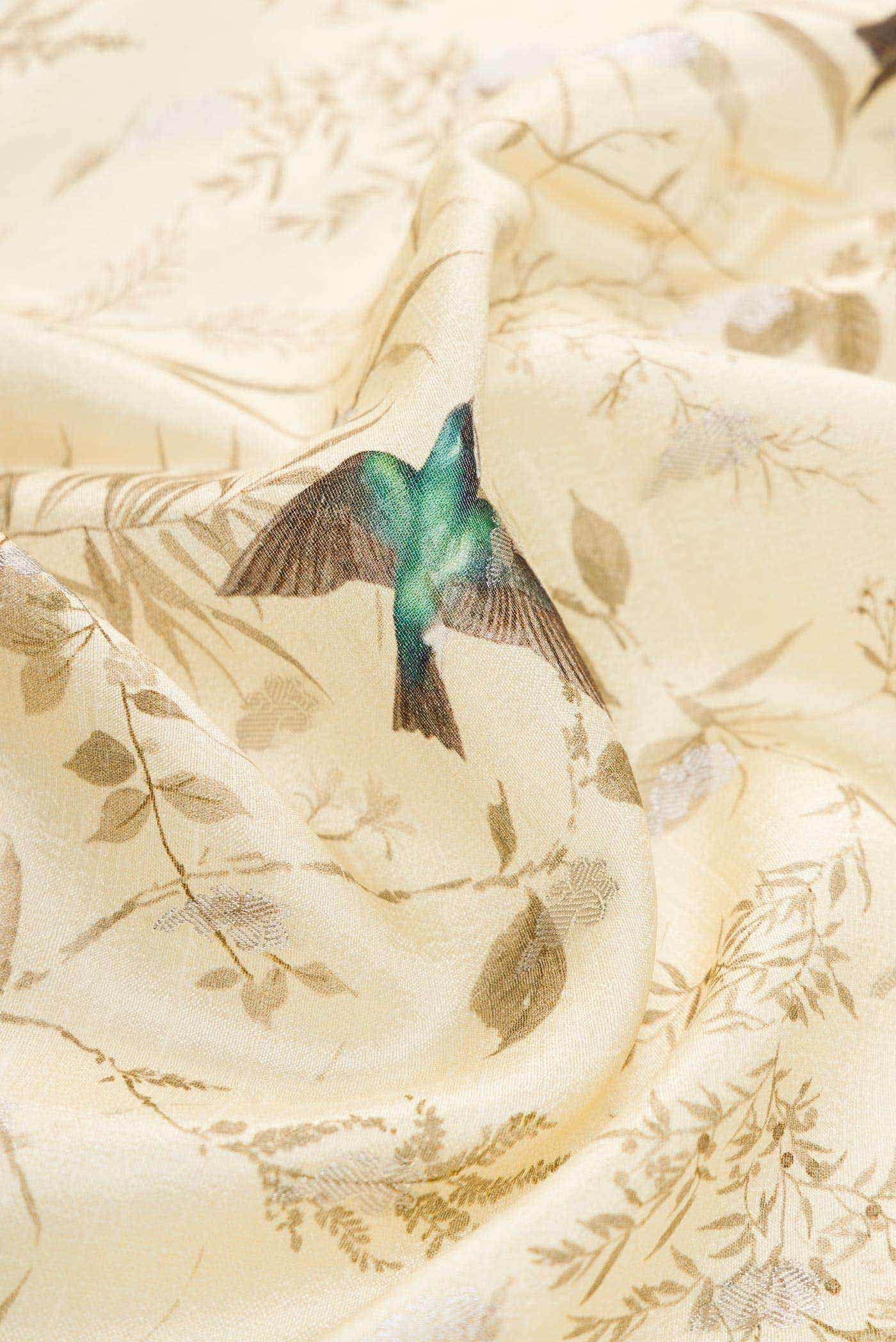 Sandal Raw Silk Dress Material
