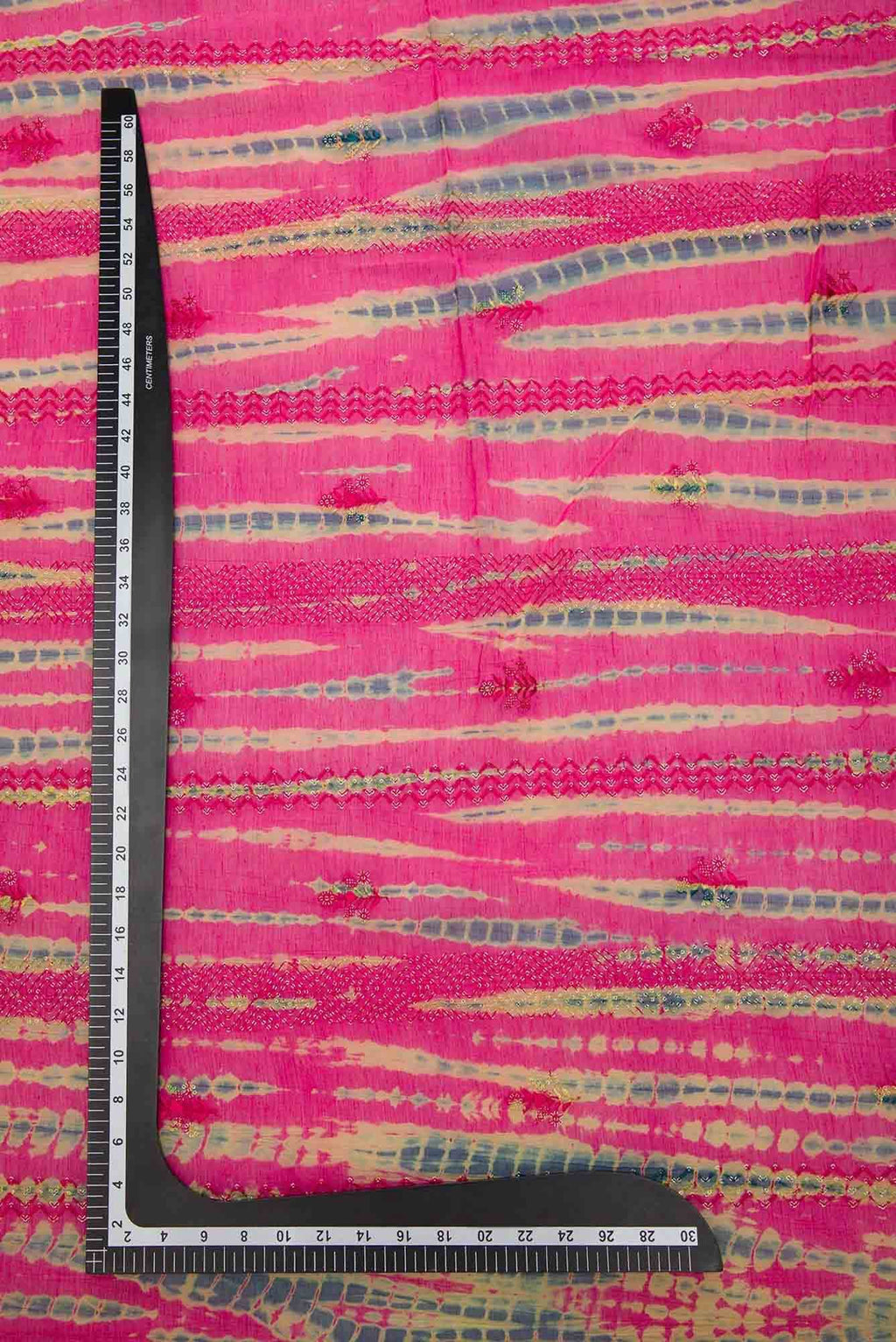 Pink Chanderi Silk Dress Material