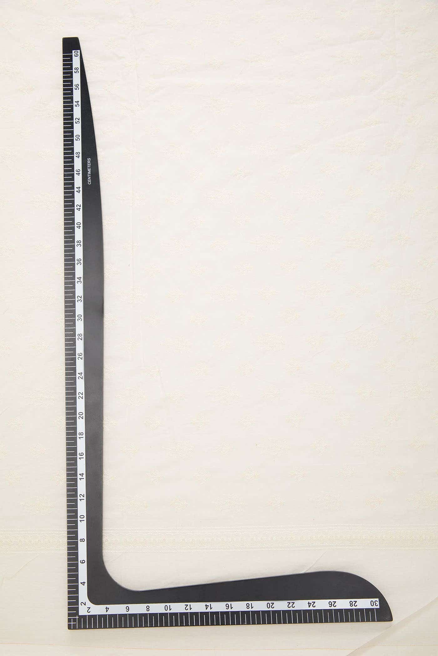 Off White Cotton Dress Material
