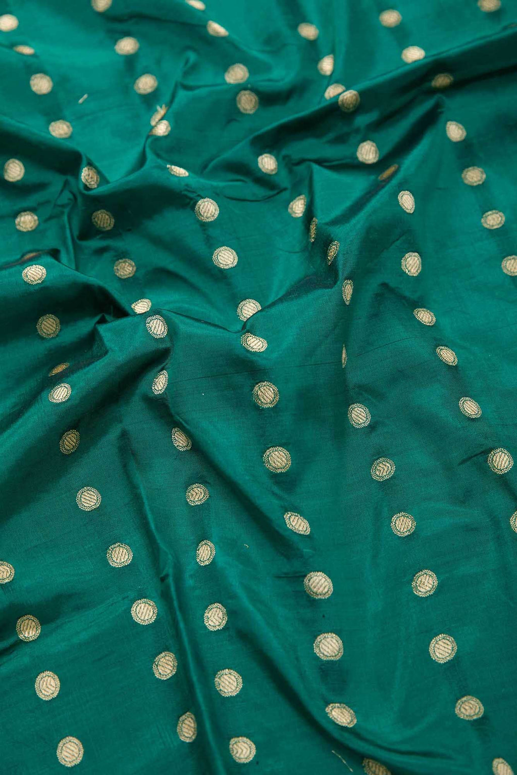 Green Kanchipuram Silk Dress Material