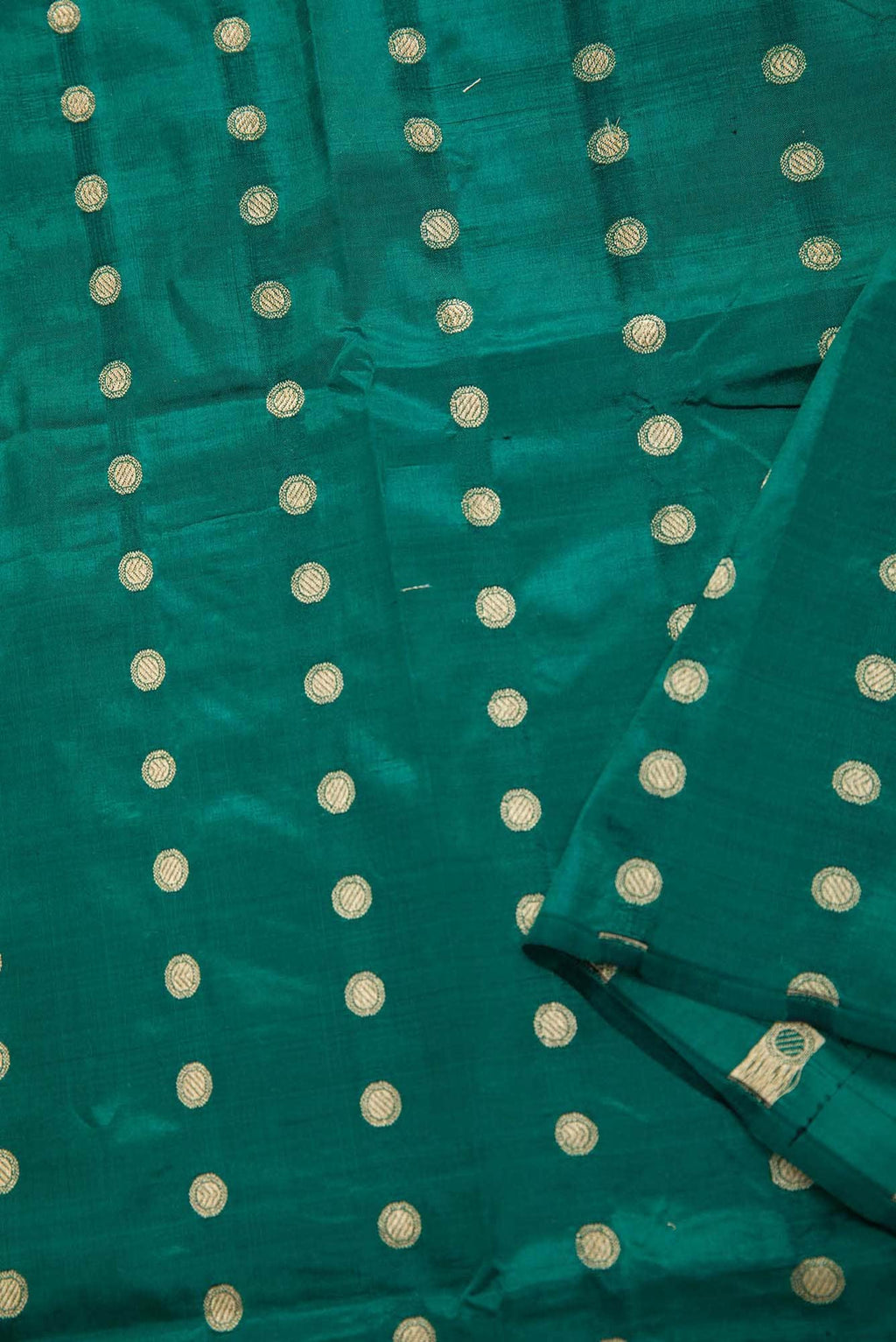 Green Kanchipuram Silk Dress Material