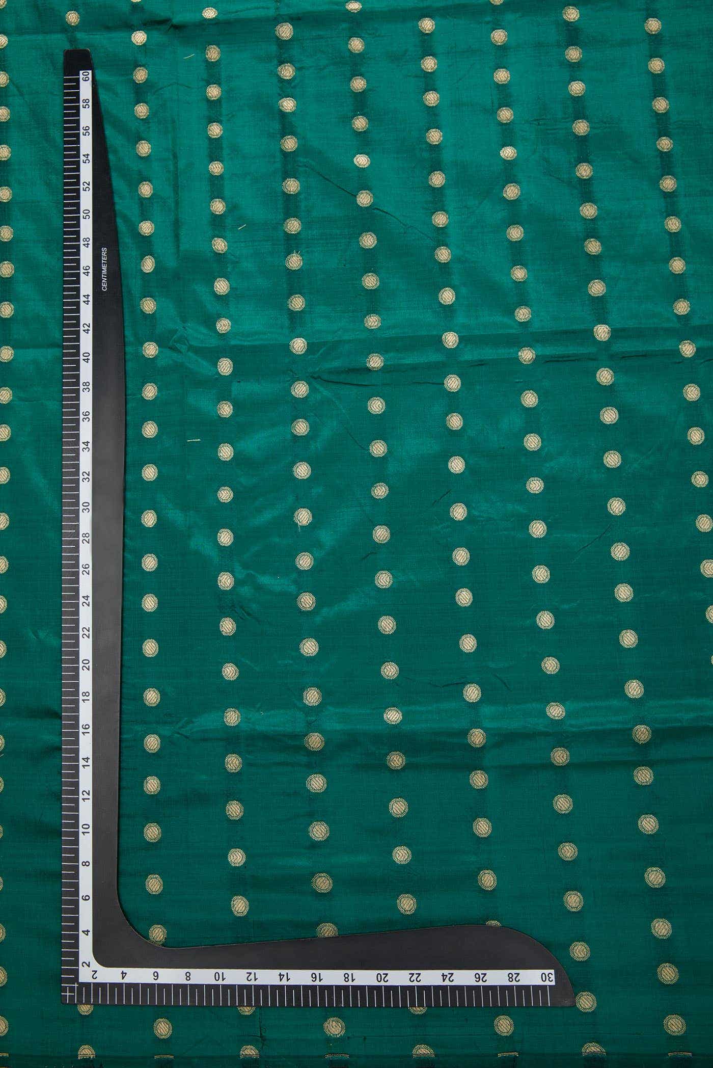 Green Kanchipuram Silk Dress Material